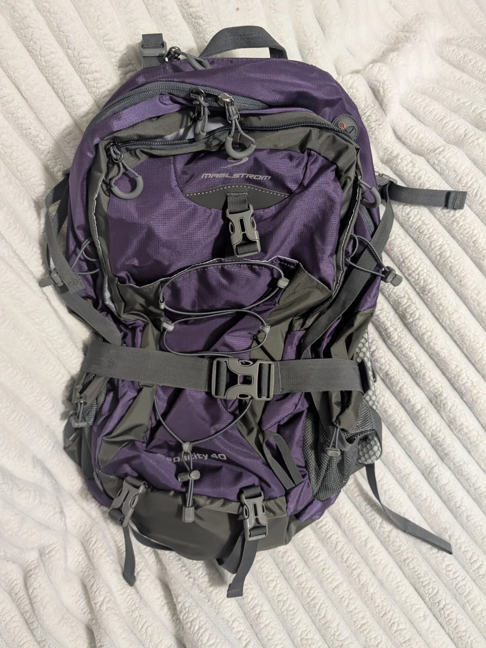Maelstrom Purple Daypack Backpack 40 L Brand New